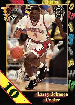 1991-92 Wild Card - 10 Stripe #1 Larry Johnson Front