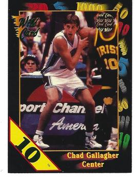 1991-92 Wild Card - 10 Stripe #35 Chad Gallagher Front