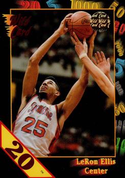 1991-92 Wild Card - 20 Stripe #2 LeRon Ellis Front