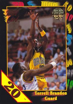 1991-92 Wild Card - 20 Stripe #40 Terrell Brandon Front