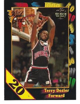 1991-92 Wild Card - 20 Stripe #63 Terry Dozier Front