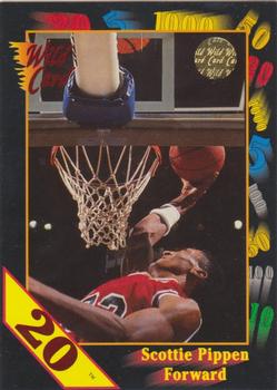1991-92 Wild Card - 20 Stripe #83 Scottie Pippen Front
