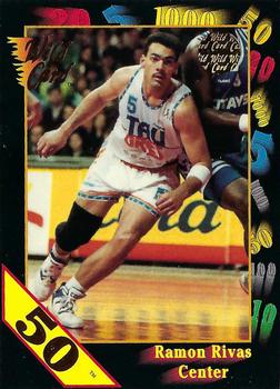 1991-92 Wild Card - 50 Stripe #57 Ramon Rivas Front