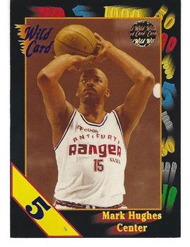 1991-92 Wild Card - 5 Stripe #68 Mark Hughes Front