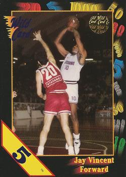 1991-92 Wild Card - 5 Stripe #70 Jay Vincent Front