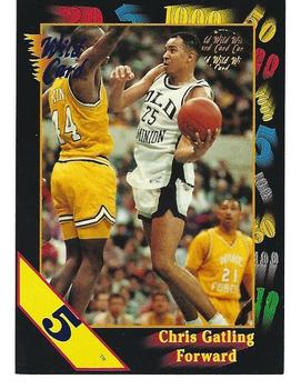 1991-92 Wild Card - 5 Stripe #86 Chris Gatling Front