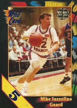 1991-92 Wild Card - 5 Stripe #88 Mike Iuzzolino Front