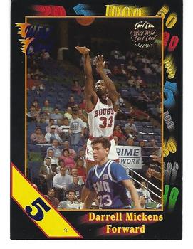 1991-92 Wild Card - 5 Stripe #116 Darrell Mickens Front