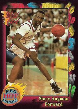 1991-92 Wild Card - Red Hot Rookies #6 Stacey Augmon Front