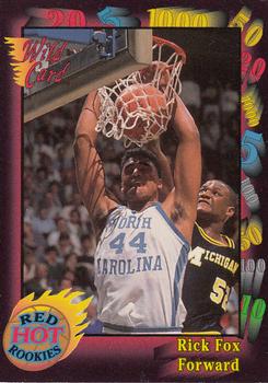 1991-92 Wild Card - Red Hot Rookies #9 Rick Fox Front