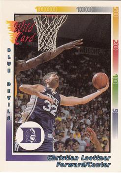 1991-92 Wild Card - 1992-93 Wild Card Prototypes #P-5 Christian Laettner Front