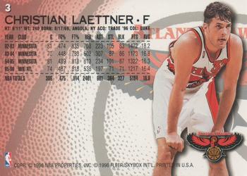 1996-97 Fleer European #3 Christian Laettner Back