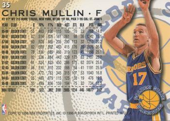 1996-97 Fleer European #35 Chris Mullin Back