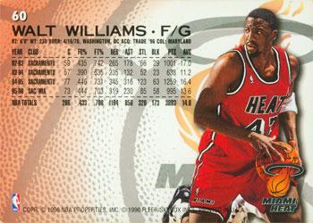 1996-97 Fleer European #60 Walt Williams Back