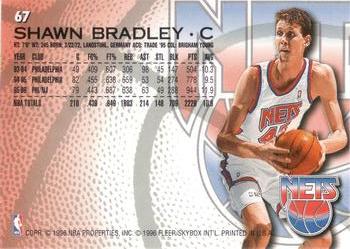 1996-97 Fleer European #67 Shawn Bradley Back