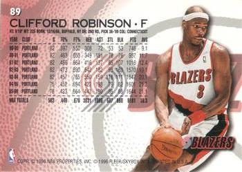 1996-97 Fleer European #89 Clifford Robinson Back