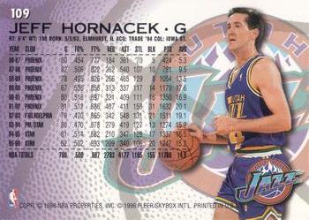 1996-97 Fleer European #109 Jeff Hornacek Back