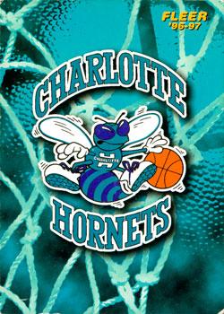 1996-97 Fleer European #153 Charlotte Hornets Front