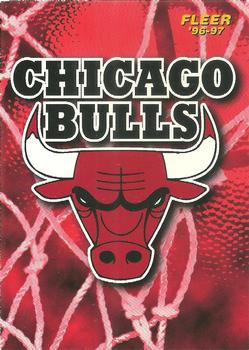 1996-97 Fleer European #154 Chicago Bulls Front