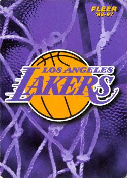 1996-97 Fleer European #163 Los Angeles Lakers Front