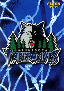 1996-97 Fleer European #166 Minnesota Timberwolves Front