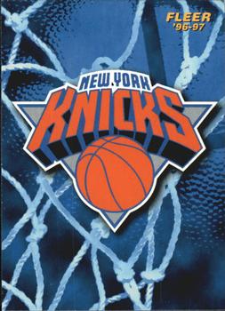 1996-97 Fleer European #168 New York Knicks Front