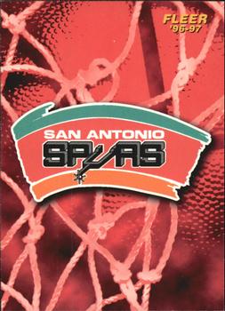 1996-97 Fleer European #174 San Antonio Spurs Front