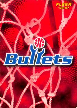 1996-97 Fleer European #179 Washington Bullets Front