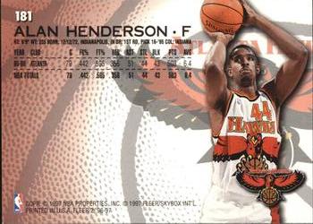 1996-97 Fleer European #181 Alan Henderson Back