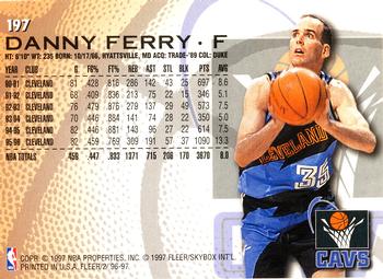 1996-97 Fleer European #197 Danny Ferry Back