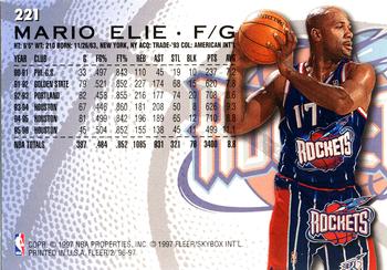 1996-97 Fleer European #221 Mario Elie Back