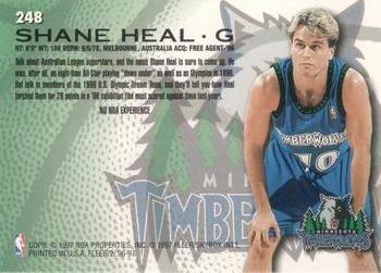 1996-97 Fleer European #248 Shane Heal Back