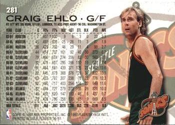 1996-97 Fleer European #281 Craig Ehlo Back