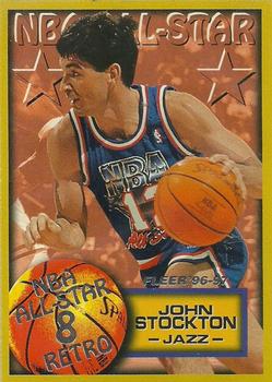 1996-97 Fleer European #315 John Stockton Front