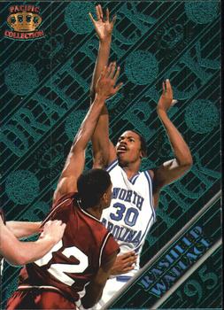 1995 Pacific Prisms - Blue #27 Rasheed Wallace Front
