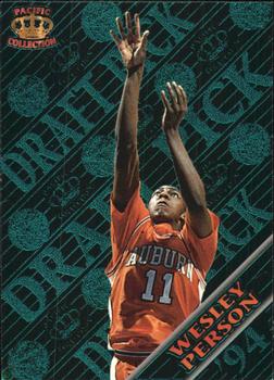1995 Pacific Prisms - Blue #42 Wesley Person Front