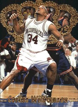 1995 Pacific Prisms - Gold Crown Die Cuts #DC-15 Corliss Williamson Front