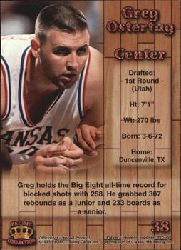 1995 Pacific Prisms - Red #38 Greg Ostertag Back