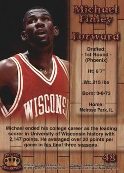1995 Pacific Prisms - Red #48 Michael Finley Back
