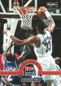 1994 SkyBox USA #5 Alonzo Mourning Front