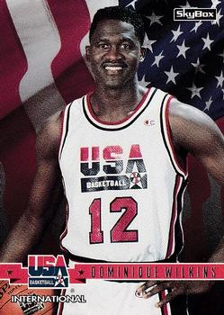 1994 SkyBox USA #31 Dominique Wilkins Front
