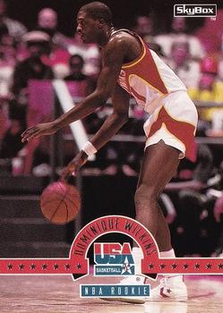 1994 SkyBox USA #32 Dominique Wilkins Front