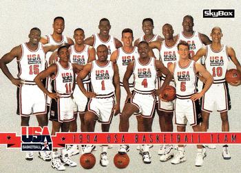 1994 SkyBox USA #83 1994 USA Basketball Team Front