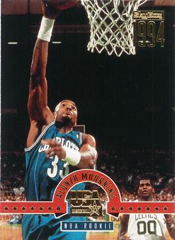 1994 SkyBox USA - Gold #2 Alonzo Mourning Front