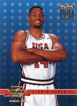 1994 SkyBox USA - Gold #6 Alonzo Mourning Front