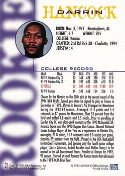 1994-95 Hoops Schick NBA Rookies #NNO Darrin Hancock Back