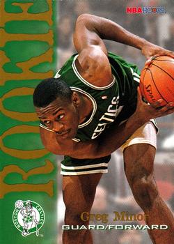 1994-95 Hoops Schick NBA Rookies #NNO Greg Minor Front