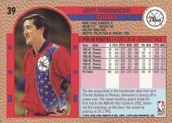 1992-93 Fleer Drake's #39 Jeff Hornacek Back