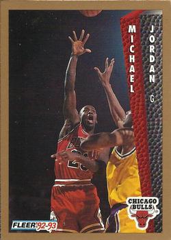 1992-93 Fleer Drake's #7 Michael Jordan Front