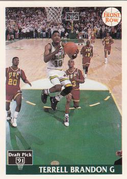1991 Front Row #10 Terrell Brandon Front